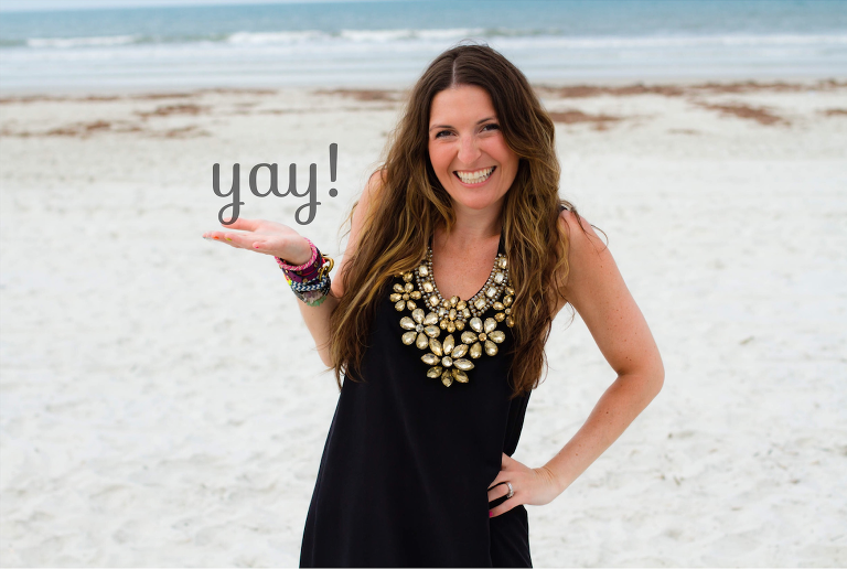 woman on beach {atlanta portrait photographer}