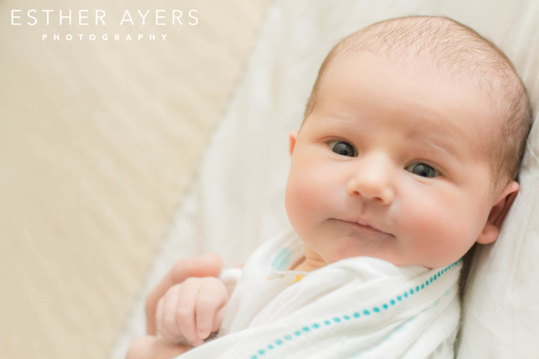 baby girl close up - newborn photos (atlanta portrait photographer)