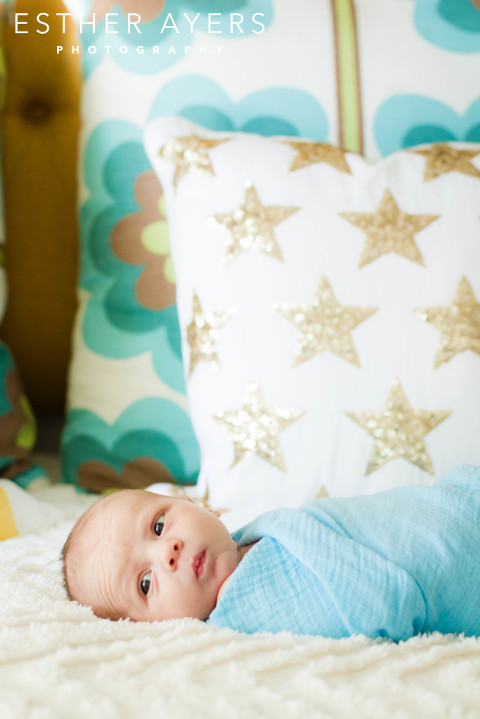 baby boy close up - newborn photos (atlanta portrait photographer)