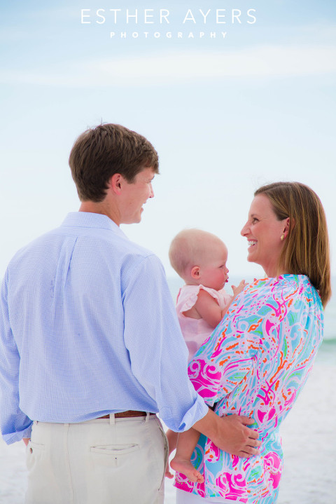 precious family of three - beach portrait session (atlanta portrait photographer)