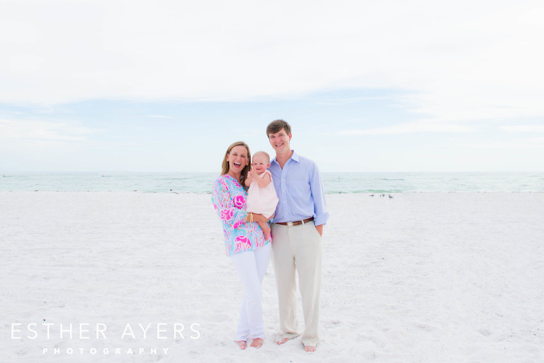 precious family of three - beach portrait session (atlanta portrait photographer)