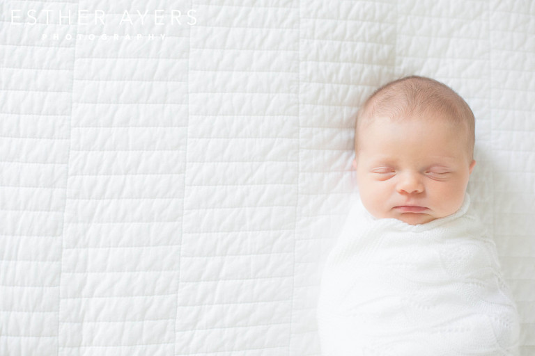 family blessed with pink bundle of joy – newborn baby girl (atlanta portrait photographer) 