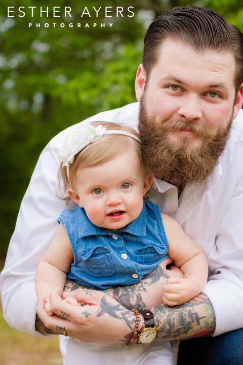 stunning park portraits – sweet baby girl and parents (atlanta family photographer)
