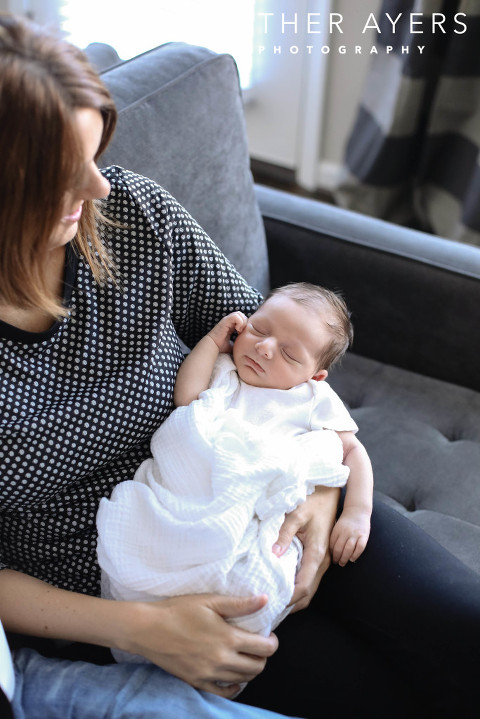first time mom - newborn baby photography (atlanta photographer)