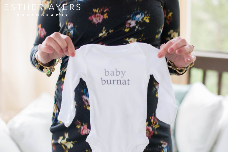 Baby onesie Atlanta newborn photographer