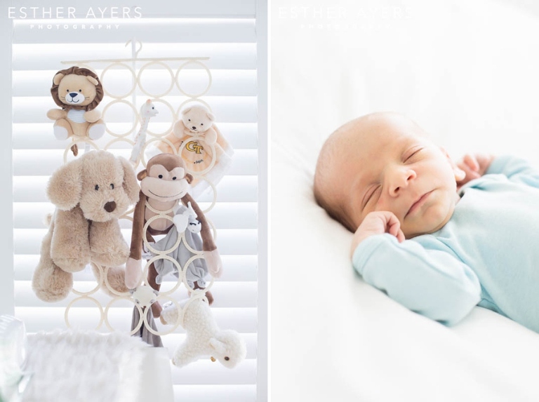 Newborn Baby Boy Nursery - Atlanta Lifestyle Photographer