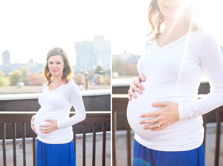 Stunning Expecting Mama - Atlanta Skyline