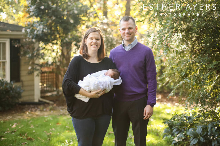 precious parents and their newborn baby boy - esther ayers photography