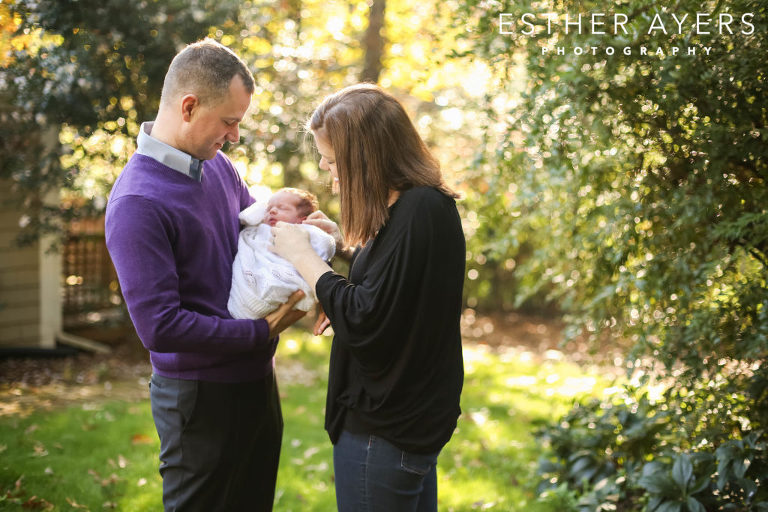 precious parents and their newborn baby boy - esther ayers photography