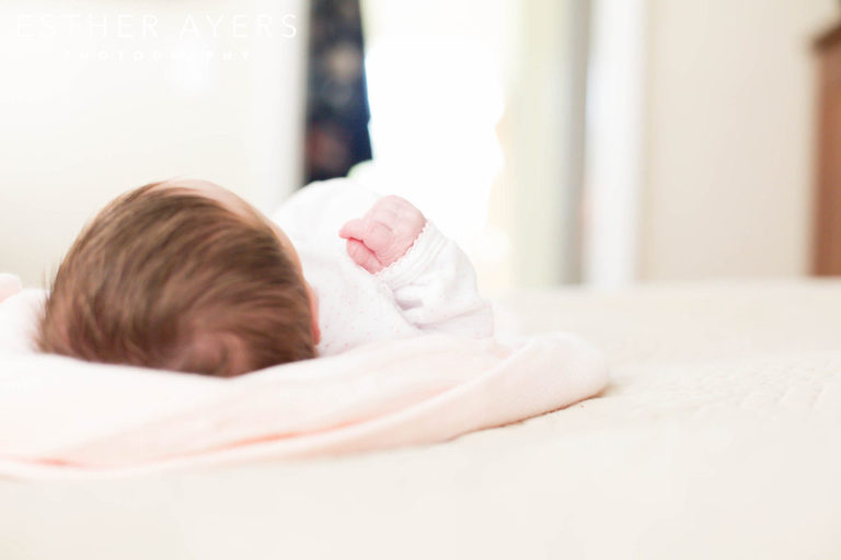Newborn Baby Girl Hands